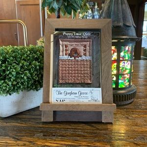 Puppy Love Quilt Appliqué Pattern The Gingham Goose 1970’s Finished size 45 X 60